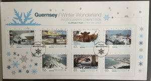 GUERNSEY FDC 2011 WINTER WONDERLAND