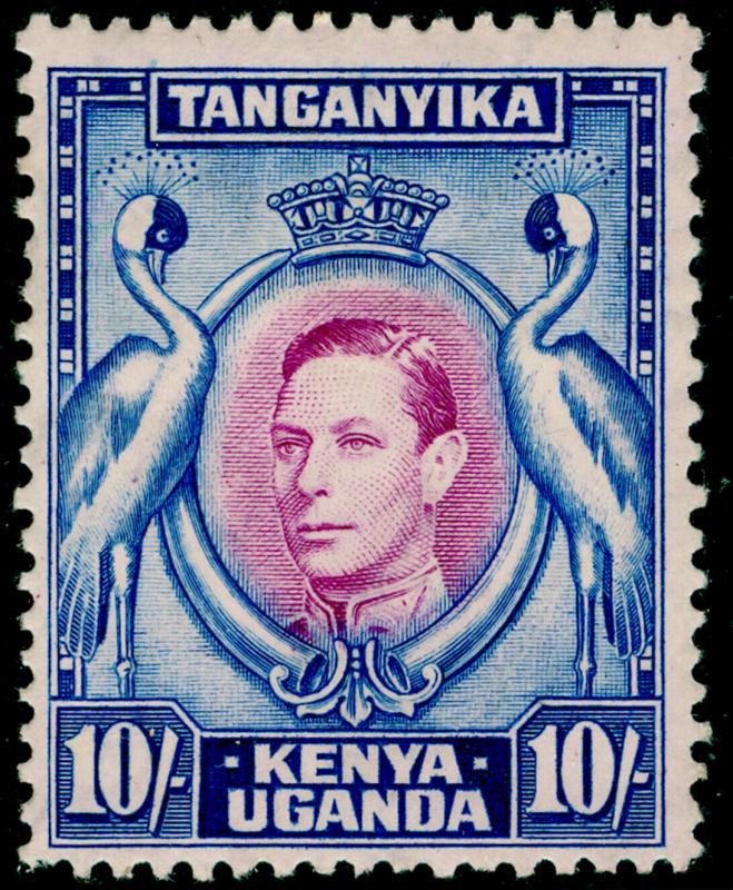 KENYA UGANDA TANGANYIKA SG149b, 10s Purple & Bl Perf 13¼x13¾, M MINT. Cat £55.