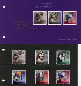 Guernsey 2021 MNH Royalty Stamps Queen Elizabeth II 95th Birthday 6v Set P/P 