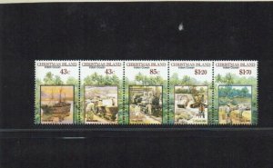 Christmas Island: 1991,  Centenary of First Phosphate Mining Lease, MNH set