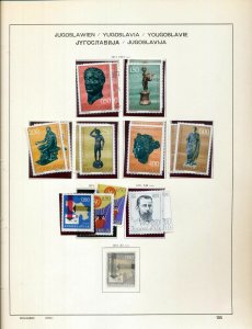 Yugoslavia 1971/72 Space Art Chess Birds M&U on 9 Pages(100+Items)RK929 