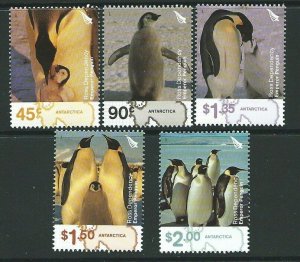 ROSS DEPENDENCY SG89/93 2004 EMPEROR PENGUINS MNH