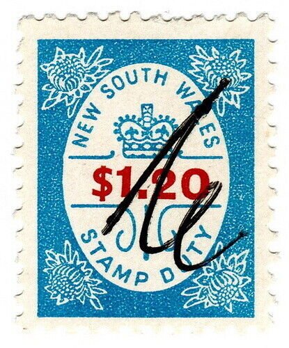 (I.B) Australia - NSW Revenue : Stamp Duty $1.20