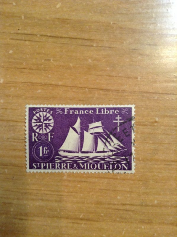 St Pierre & Miquelon SC 306 used