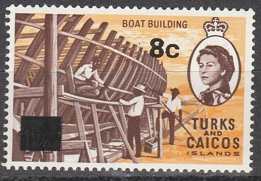 Turks & Caicos #188 F-VF Unused (S603)