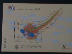 MACAU-CHINA-1996-SC#848 TAIBAI INTEL. STAMP SHOW- PAPER KITES MNH S/S VF-