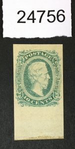 MOMEN: US CSA # 11d GREEN IMPERF MINT OG NH POS 92 $200+ **CSA CERT** LOT #24756