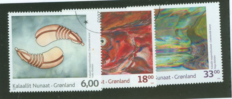 Greenland #545-547  Single (Complete Set) (Art)