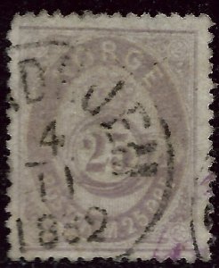 Rare Norway #28 Used VF SCV$125...Chance to buy a Bargain!