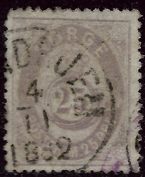 Rare Norway #28 Used VF SCV$125...Chance to buy a Bargain!