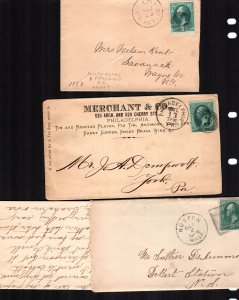 United States  147 158   used covers 3 diff rail road paid 3