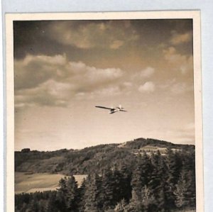 GERMANY GLIDER Aviation Postcard GRUNAU Hirschberg Real Photo 1933 {Slater}PG35