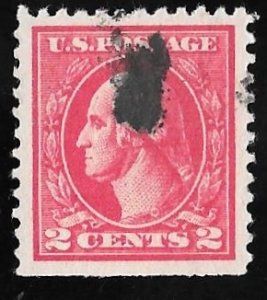 528B 2 cents Washington 6 Stamp used EGRADED Fine 70