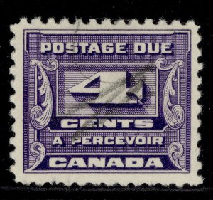 CANADA GV SG D16, 4c violet, USED. Cat £15.