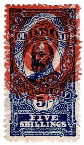 (I.B) Australia - Queensland Revenue : Impressed Duty 5/-