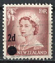 New Zealand: 1958: Sc. #: 319, Used Single Stamp