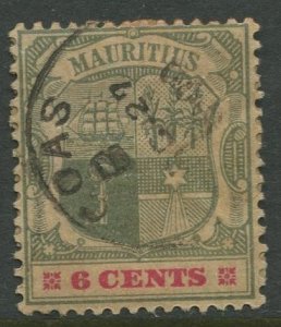 STAMP STATION PERTH Mauritius #103 Coat of Arms Definitive Wmk 2 Used CV$6.00