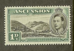 Ascension, Scott #41, 1p King George VI, MLH