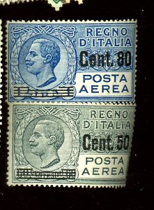 ITALY C10-11 MINT FVF OG LH Cat $84