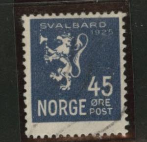 Norway Scott 114 Svalbard stamp 1925 CV$7.50