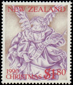 New Zealand 1004-1007, Complete Set(4), 1990, Christmas, Never Hinged