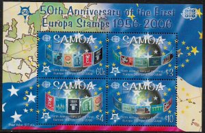 Samoa #1078a MNH S/Sheet - Europa 50th Anniversary