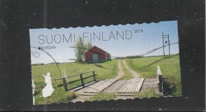 Finland  Scott#  1564a  Used  (2018 Wooden Bridge, Humppila)