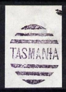 Tasmania fine strike of Tasmania between bars cancellatio...