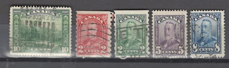 COLLECTION LOT # 2924 CANADA 5 STAMPS 1928+ CV+$20