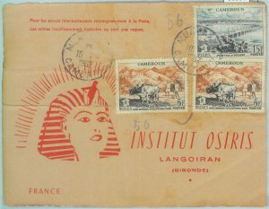 86336 - CAMEROON Cameroon - Postal History - 1952 FRONT COVER - BRIDGE Egypt!-