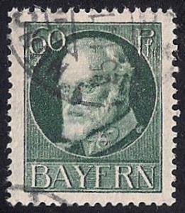 Bavaria #107 60PF Prince Regent Luitpold used EGRADED VF 81