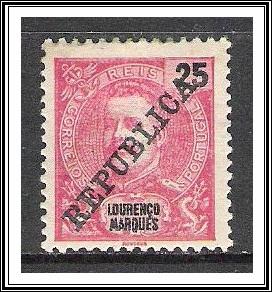 Lourenco Marques #82 King Carlos Overprinted MHR