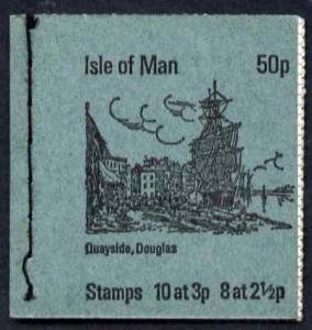 Booklet - Isle of Man 1973 Quayside, Douglas 50p booklet ...