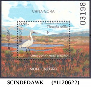 MONTENEGRO - 2021 ENDANGERED WILDLIFE / BIRDS - MIN/SHT MNH