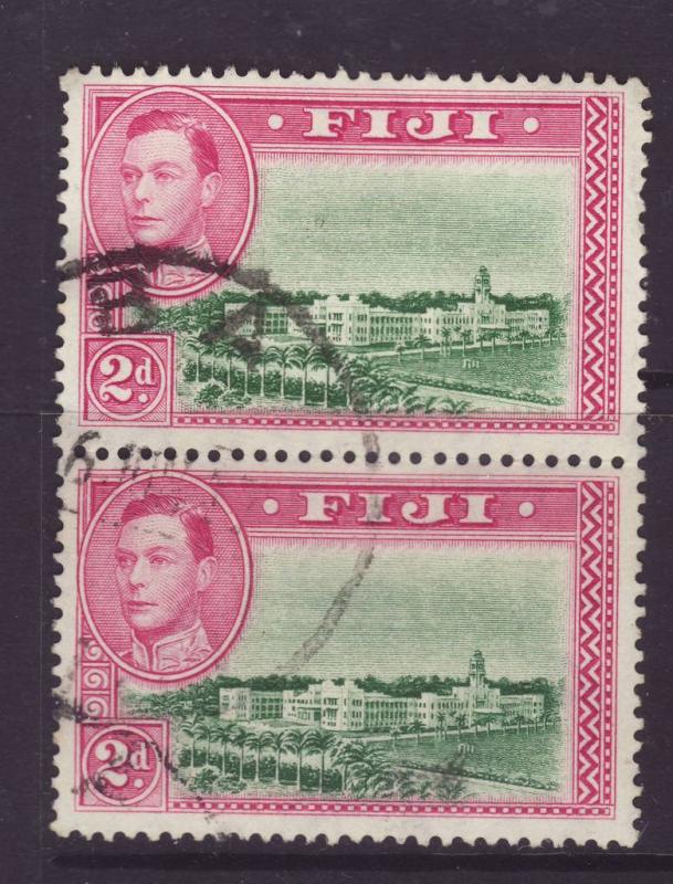 1942 Fiji 2d Pair With BA CDS Fine Used SG255