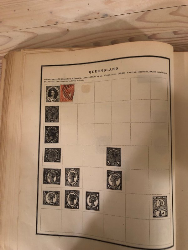 Modern Stamp Album Circa 1921