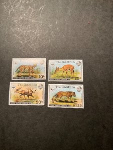 Stamps Gambia Scott# 341-44 never hinged