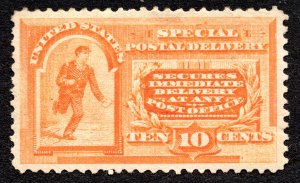 US 10¢ 1893 Special Delivery Stamp #E3 MH CV $300