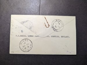 1931 Sudan Airmail First Flight Cover FFC Juba to Nairobi Kenya British KUT