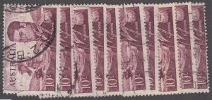 Australia #377 Used, Wholesale Lot of 10