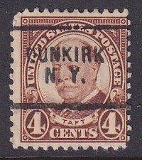 United States (1930) Sc 685 used, precancel Dunkirk NY