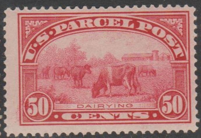 U.S. Scott #Q10 Parcel Post Dairying Stamp - Mint Single