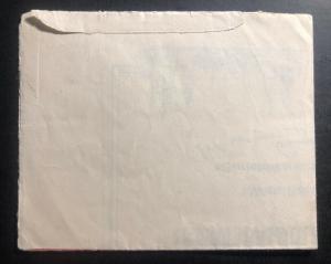 1943 Middle East Forces In Egypt Censored Air letter Cover To Victoria Canada