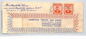 PHILIPPINES Cover AMERICAN RED CROSS USA Virginia Alexandria 1958 RC78