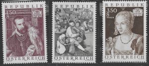 Austria #894-896 MNH. 1971  Niuce