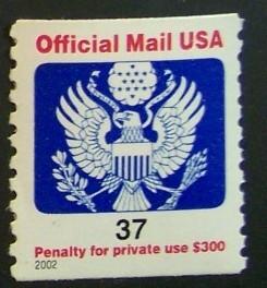 US Stamp #O159 MNH - Official Coil Single