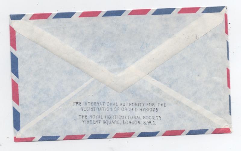 Great Britain Scott# MH22, MH67   used on cover to U.S.A.