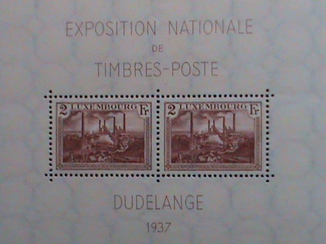 Semipostal stamp from Luxembourg to support the International Relief Fund  for Intellectuals - Science History Institute Digital Collections