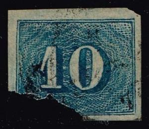 Brazil #37 Numeral; Used - Faulty (14.50)