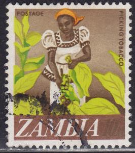 Zambia 44 USED 1968 Woman Tobacco Picker